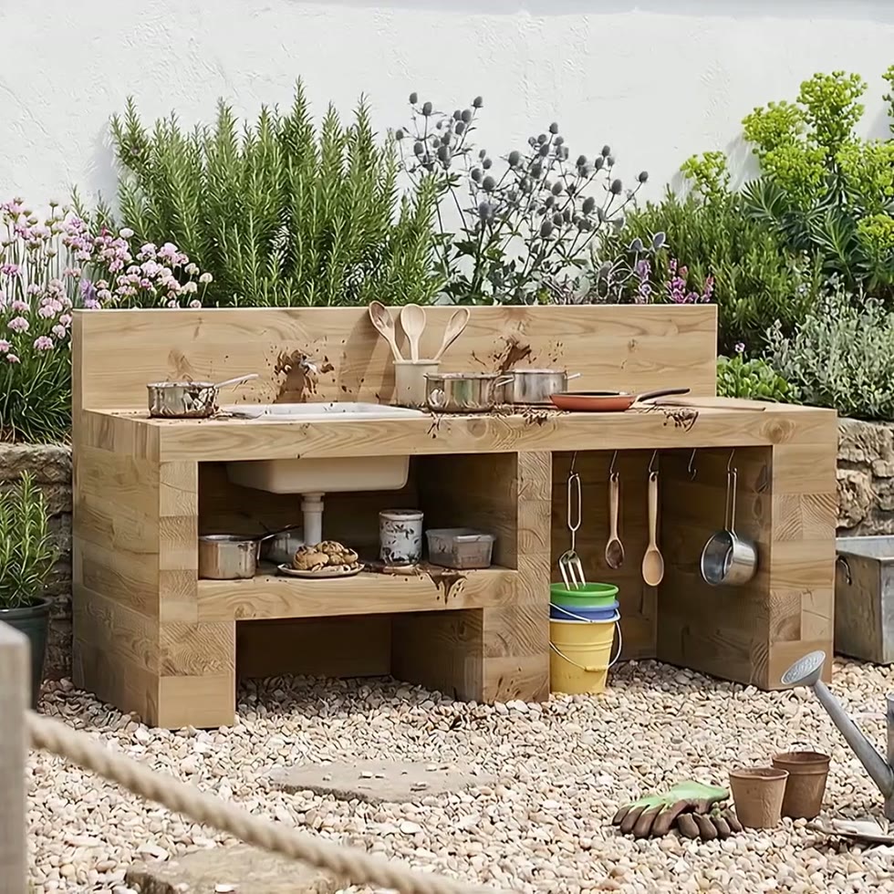 Cuisine jouet pour enfant / 1,50 x 0,60 x 0,55 m