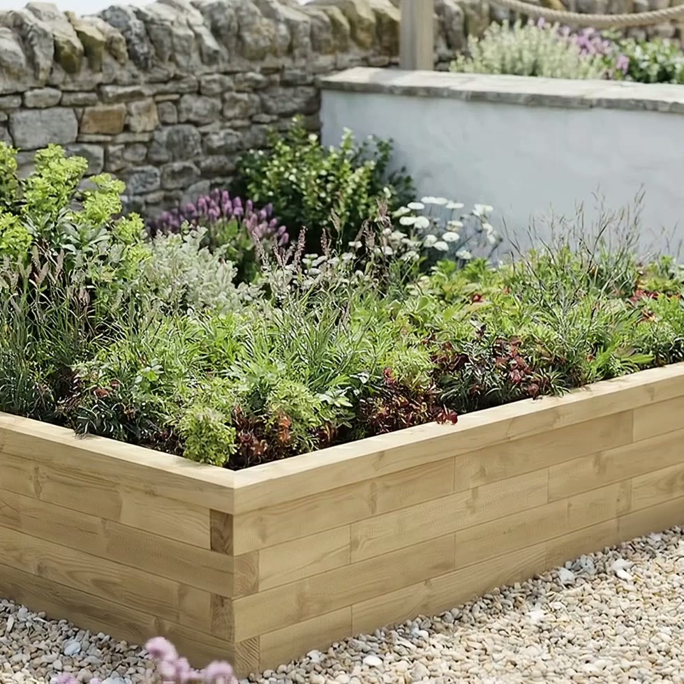 Grande jardinière à légumes / 300 x 112,5 x 45 cm