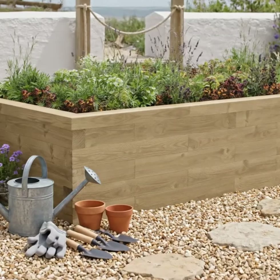 Jardinière bois haute - Meilleures ventes / 225 x 112,5 x 55 cm