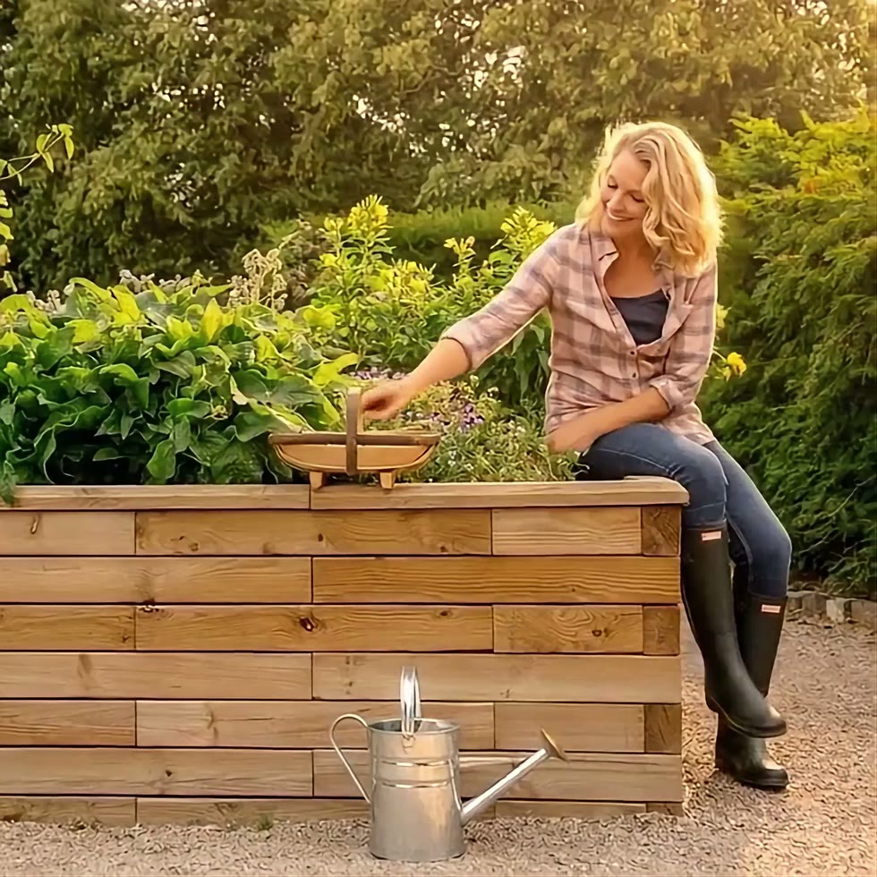 Jardinière bois / Créez votre propre forme et taille