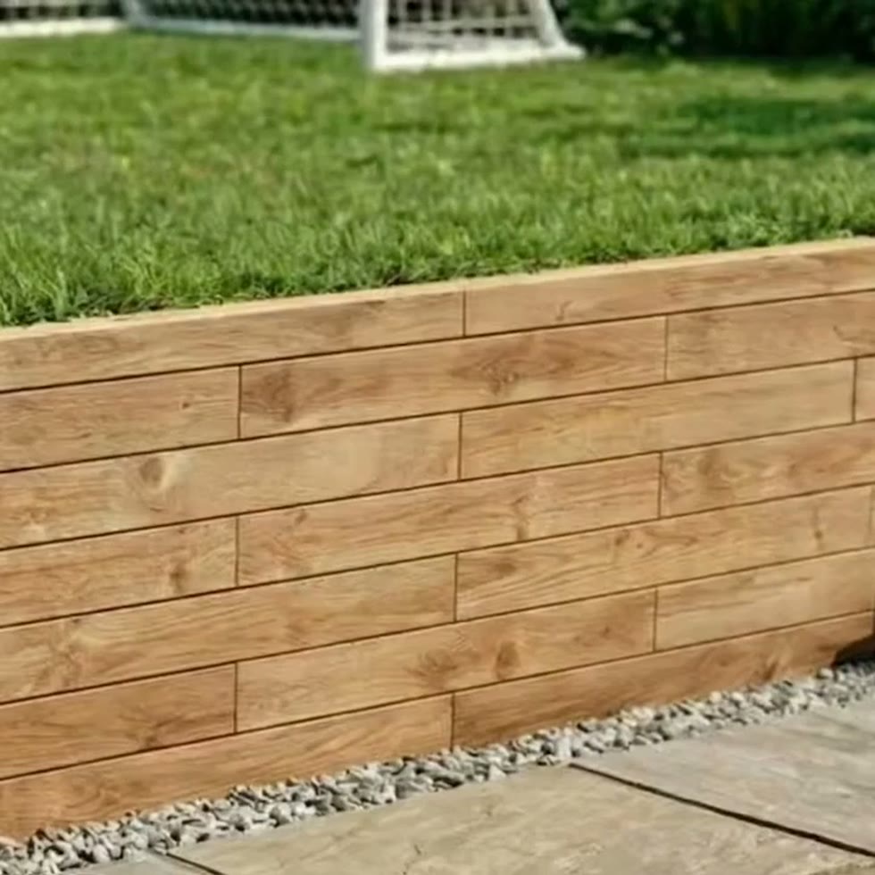 Mur de soutènement pour le jardin / Choisissez votre longueur et forme
