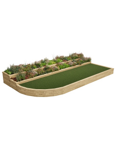 Mur de soutènement multiniveaux / 6m x 3.33m