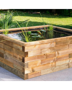 Bassin surélevé en bois / Concevez forme et taille