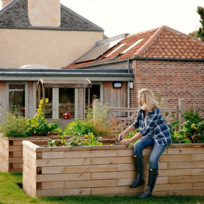 Jardinière en bois / Créez votre propre forme et taille