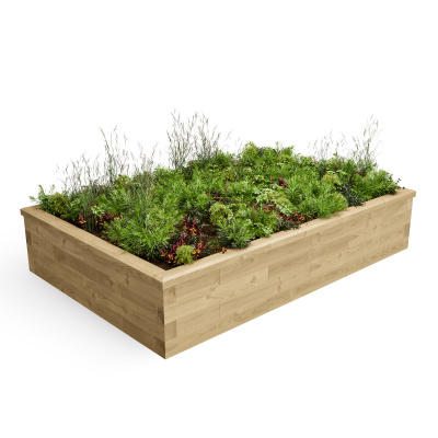 Yaheetech Carré Potager sur Pieds Extérieur Carré à Plantes en Bois  Jardinière Surélevée en Bois avec Trous de Drainage pour Culture en  Maison/Balcon/Jardin Marron foncé : : Jardin