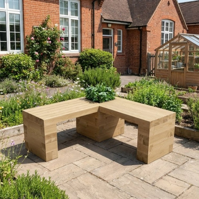 Banc des copains / 1,2 m x 1,2 m x 0,45 m