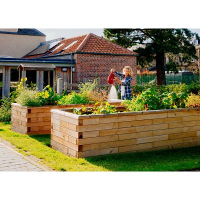 Jardinière bois / Créez votre propre forme et taille