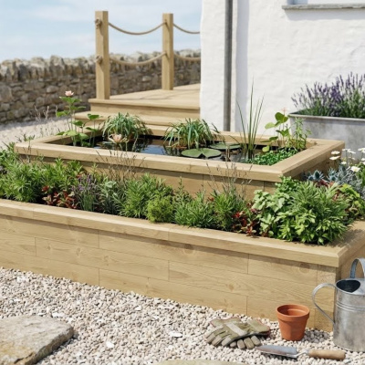 Large Tiered Pond Kit / 2.25 x 1.5 x 0.55m