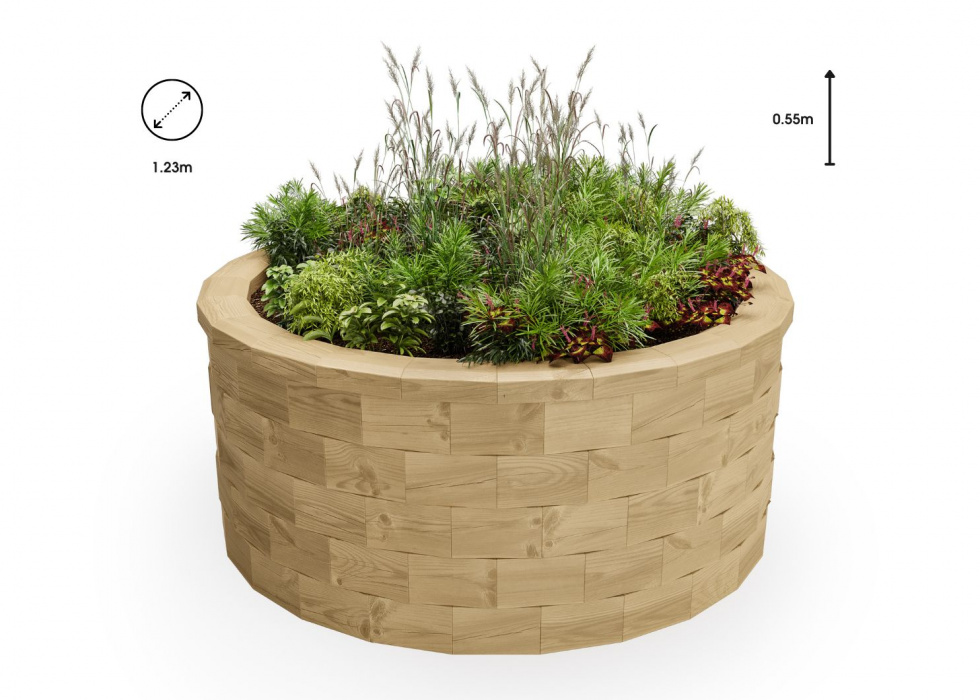 Jardinière bois / Créez votre propre forme et taille