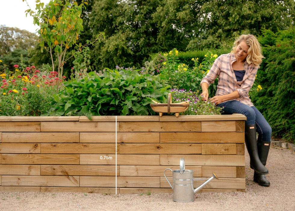 Jardinière bois / Créez votre propre forme et taille