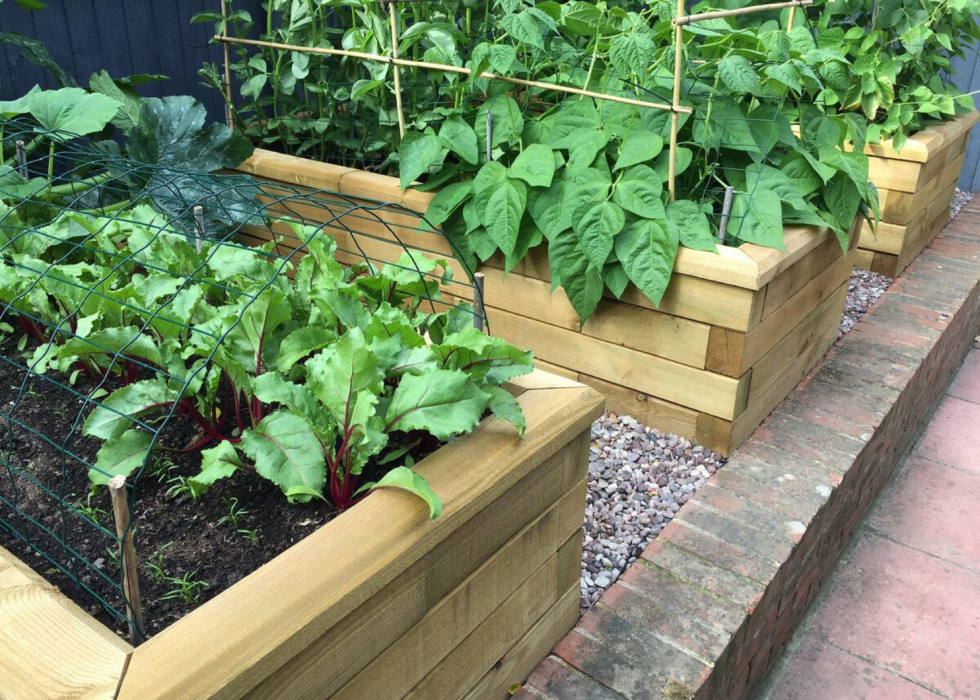 Jardinière bois / Créez votre propre forme et taille