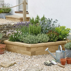 Corner 'Diamond' Raised Bed / 1.5 x 1.5 x 0.25m