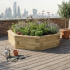 Octagonal Raised Planter / 1.65 x 0.35m