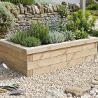 Wooden Flower Bed / 1.5 x 1.125 x 0.35m