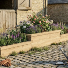 Long Stepped Planter / 3.75 x 0.75 x 0.45m