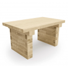 Table WoodBlocX / 1.5 x 0.9 x 0.75 m