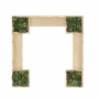 Banc de jardin pour enfants - Jardinières bois en U / 300 x 300 x 65 cm