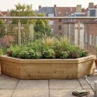 Jardinière Surélevée Coin Jardin / 1,5 x 1,5 x 0,35 m