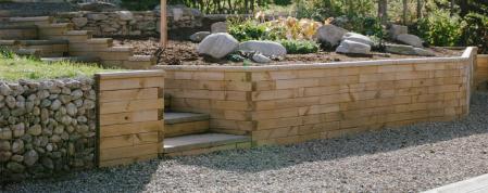 Les avantages d’utiliser WoodBlocX pour les murs de soutènement