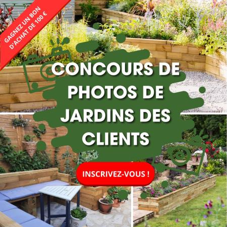 Concours photo des jardins des clients WoodBlocX