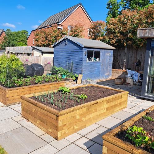 Le potager surélevé d’Ian