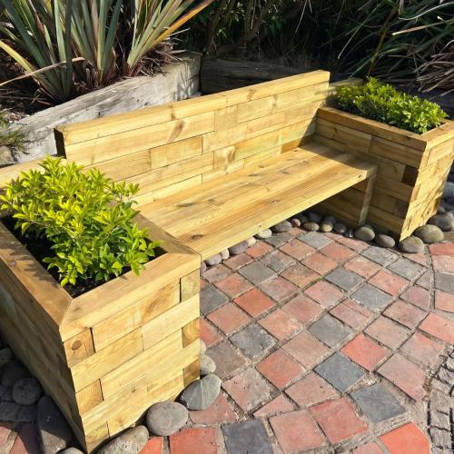 Le banc-jardinière de Norman
