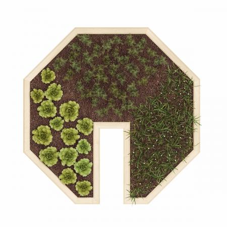 Le jardinage en trou de serrure avec jardinières surélevées