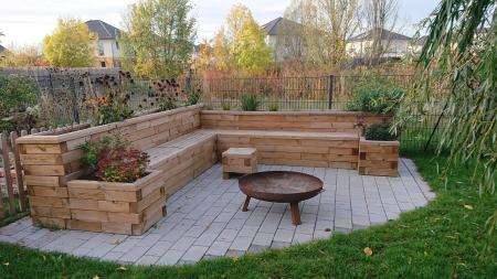 Idées d’aménagement de braseros avec WoodBlocX