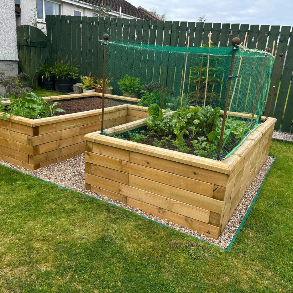 La jardinière surélevée en U de Colin et Alison